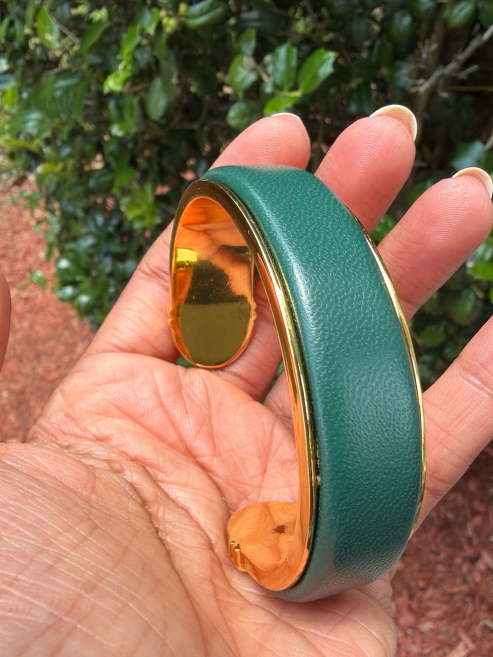 Faux Leather Cuff Bracelet